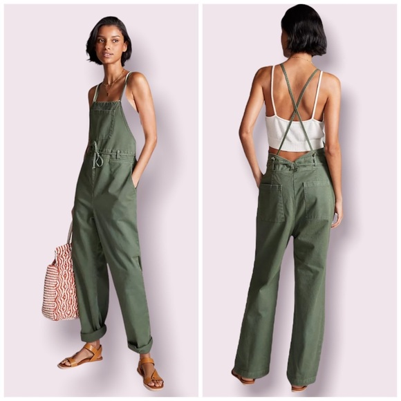 Anthropologie Pants - Anthropologie | Cross-Back Utility Overalls NWT